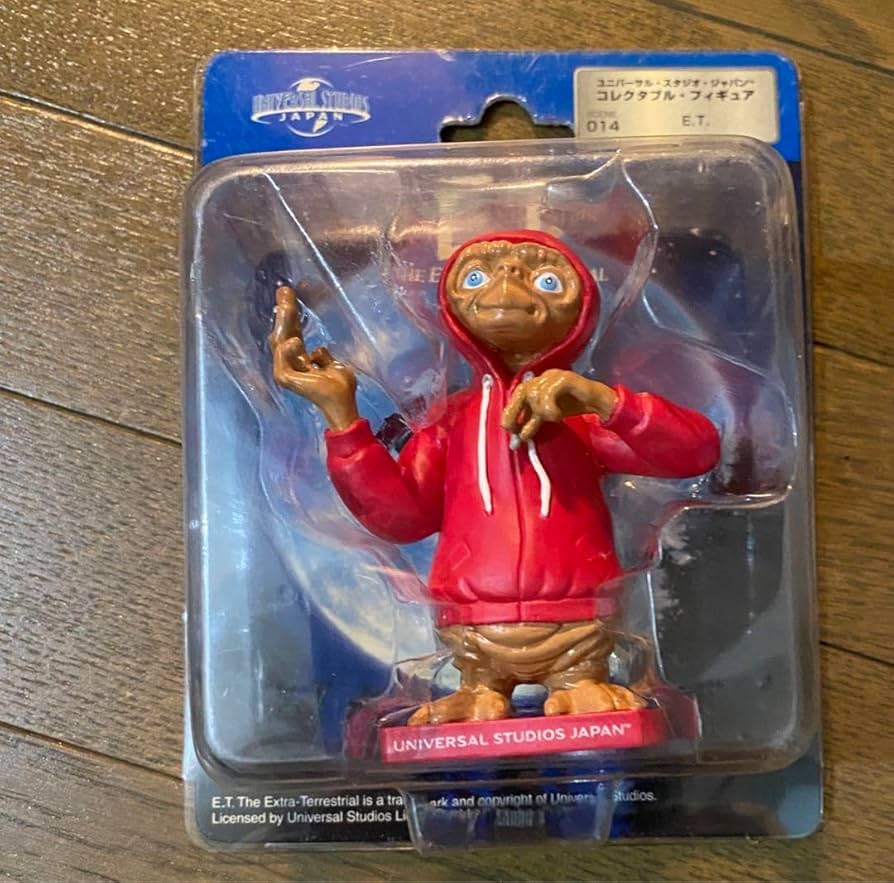 E.T. et 1982 ユニバーサルシティスタジオ　フィギュア E.T. ソフビ フィギュア 1982 ユニバーサルシティスタジオ